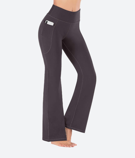 Bootcut Yoga Pants with Pockets