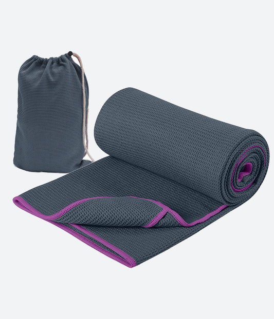 Microfiber Silicone Coating Layer Yoga Towel