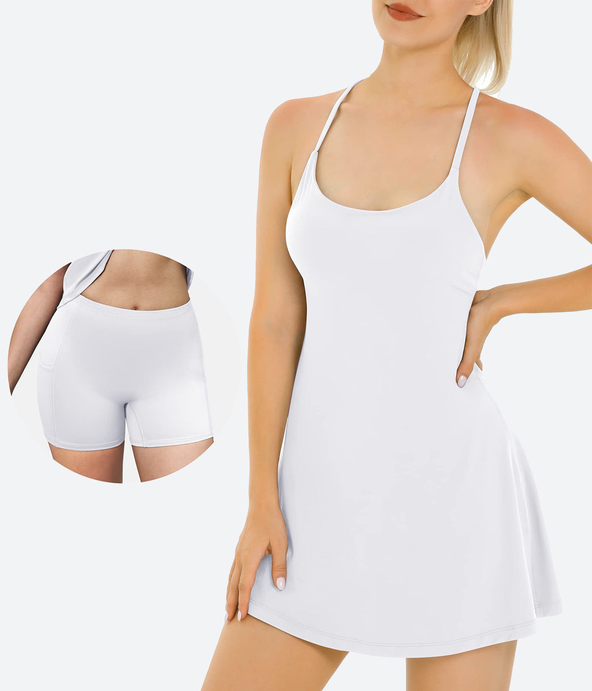 Sports Padded 2-Piece Tennis Dress